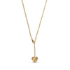 ENAMEL Copenhagen Necklace, Wave Heart Necklaces Gold Plated
