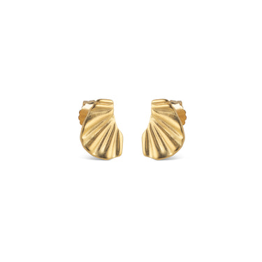 ENAMEL Copenhagen Ørering, Mini Wave Earrings 925S/GP/M