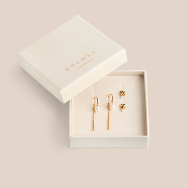 Pearl Classic Earrings Gift Set
