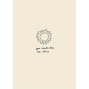 ENAMEL Copenhagen Postcard A6 Complimentary POS Display SUN