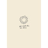 ENAMEL Copenhagen Postcard A6 Complimentary POS Display SUN
