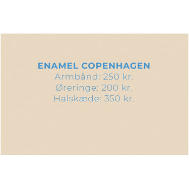 ENAMEL Copenhagen Price Sign - Petra Complimentary POS Display DKK