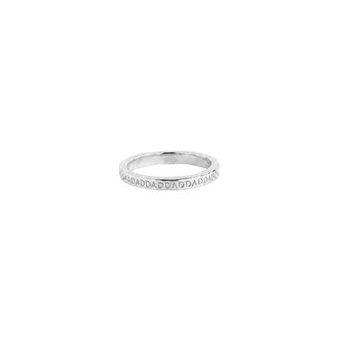 ENAMEL Copenhagen Ring, Dad Rings Silver Plated