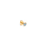 ENAMEL Copenhagen Stud, Amore - Single Earrings Steel Blue