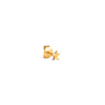 ENAMEL Copenhagen Stud, Star Energy - Single Earrings 925S/GP