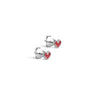 ENAMEL Copenhagen Studs, Amore Earrings Bordeaux