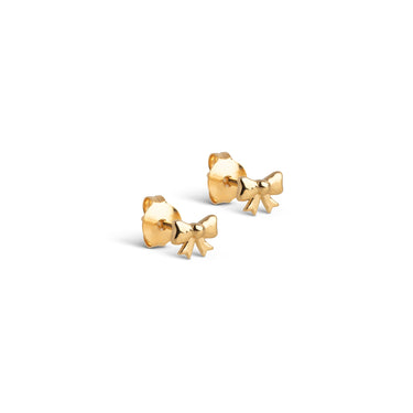 ENAMEL Copenhagen Studs, Baby Bow Earrings 925S/GP
