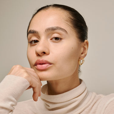 ENAMEL Copenhagen Studs, Bellu Earrings 925S/GP