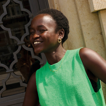 ENAMEL Copenhagen Studs, Bellu Earrings 925S/GP