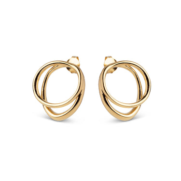 ENAMEL Copenhagen Studs, Bellu Earrings 925S/GP