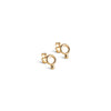 ENAMEL Copenhagen Studs, Dotta Earrings 925S/GP