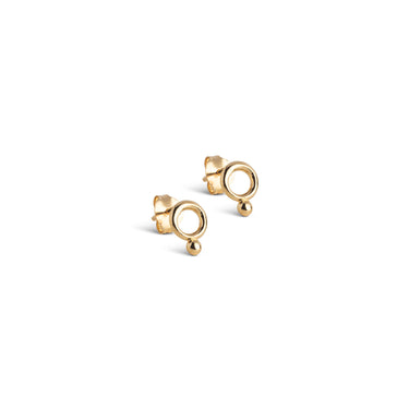 ENAMEL Copenhagen Studs, Dotta Earrings 925S/GP