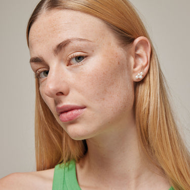 ENAMEL Copenhagen Studs, Mae Earrings Pearls