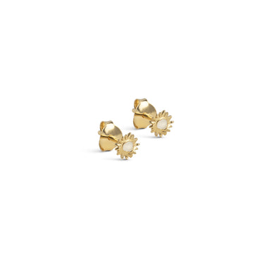 ENAMEL Copenhagen Studs, Mini Sunshine Earrings Daisy