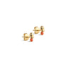 ENAMEL Copenhagen Studs, Nara Earrings Light Coral