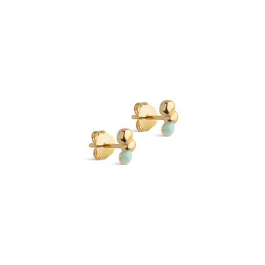ENAMEL Copenhagen Studs, Nara Earrings Mint