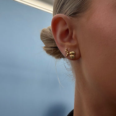 ENAMEL Copenhagen Studs, Nara Long Earrings 925S/GP