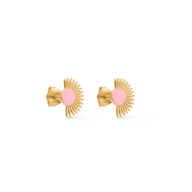 ENAMEL Copenhagen Studs, Soleil Earrings 70 Rose