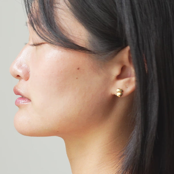 ENAMEL Copenhagen Studs, Melia Earrings 925S/GP