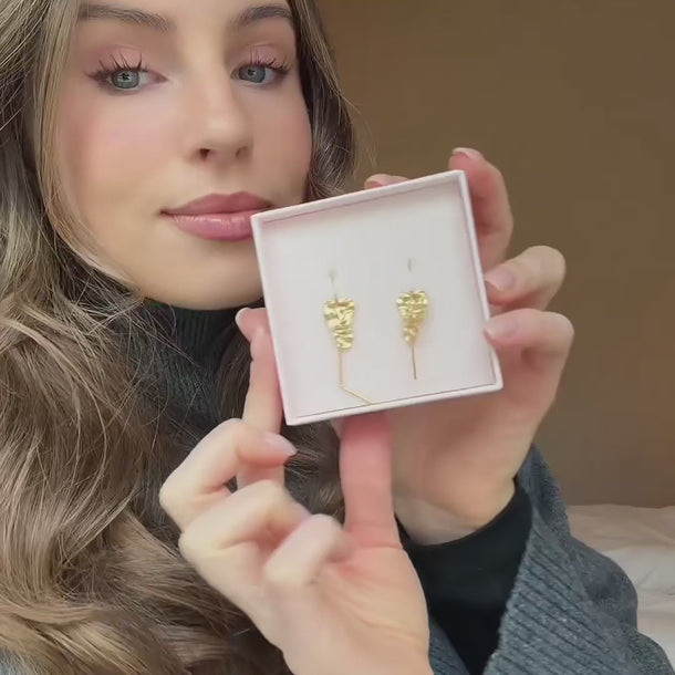 ENAMEL Copenhagen Earring, Kim Earrings 925S/GP/M