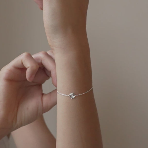 ENAMEL Copenhagen Bracelet, Four-Leaf Clover Bracelets 925S/M