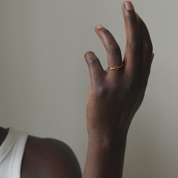 ENAMEL Copenhagen Ring, Amore Rings Red