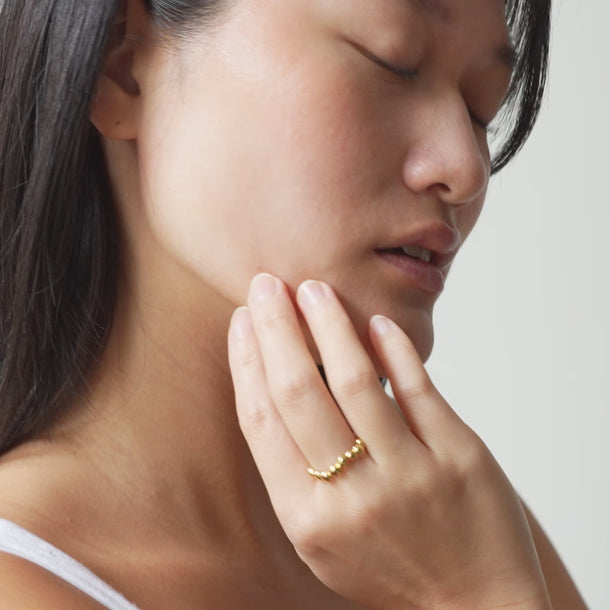 ENAMEL Copenhagen Ring, Nara Rings 925S/GP