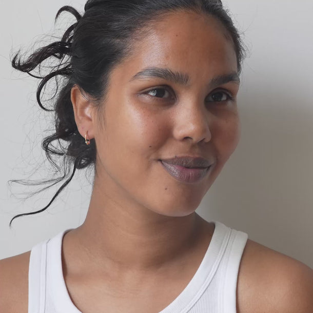 ENAMEL Copenhagen Hoops, Lola Small Earrings Rainbow